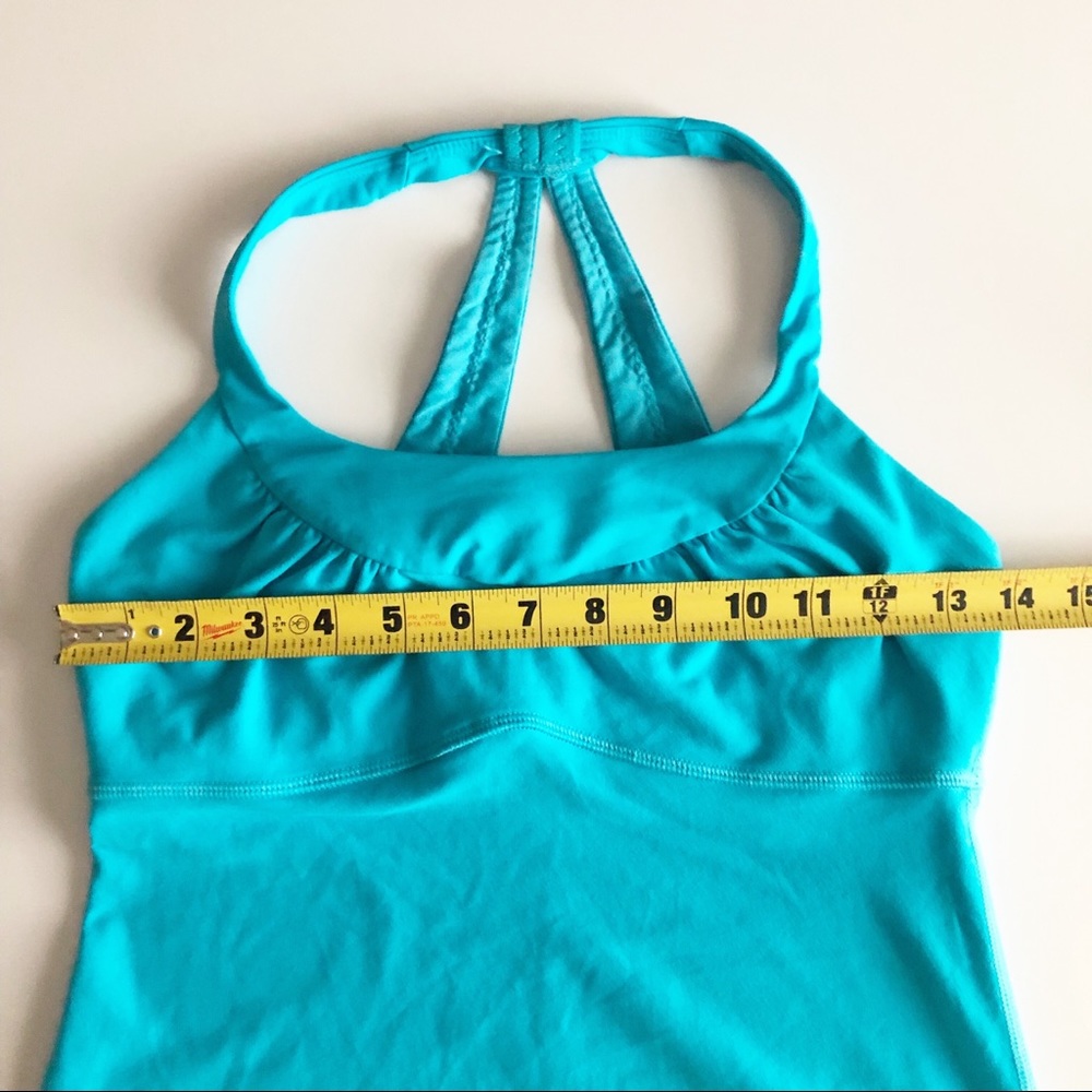 Lululemon light blue workout tank top - Picture 6 of 7